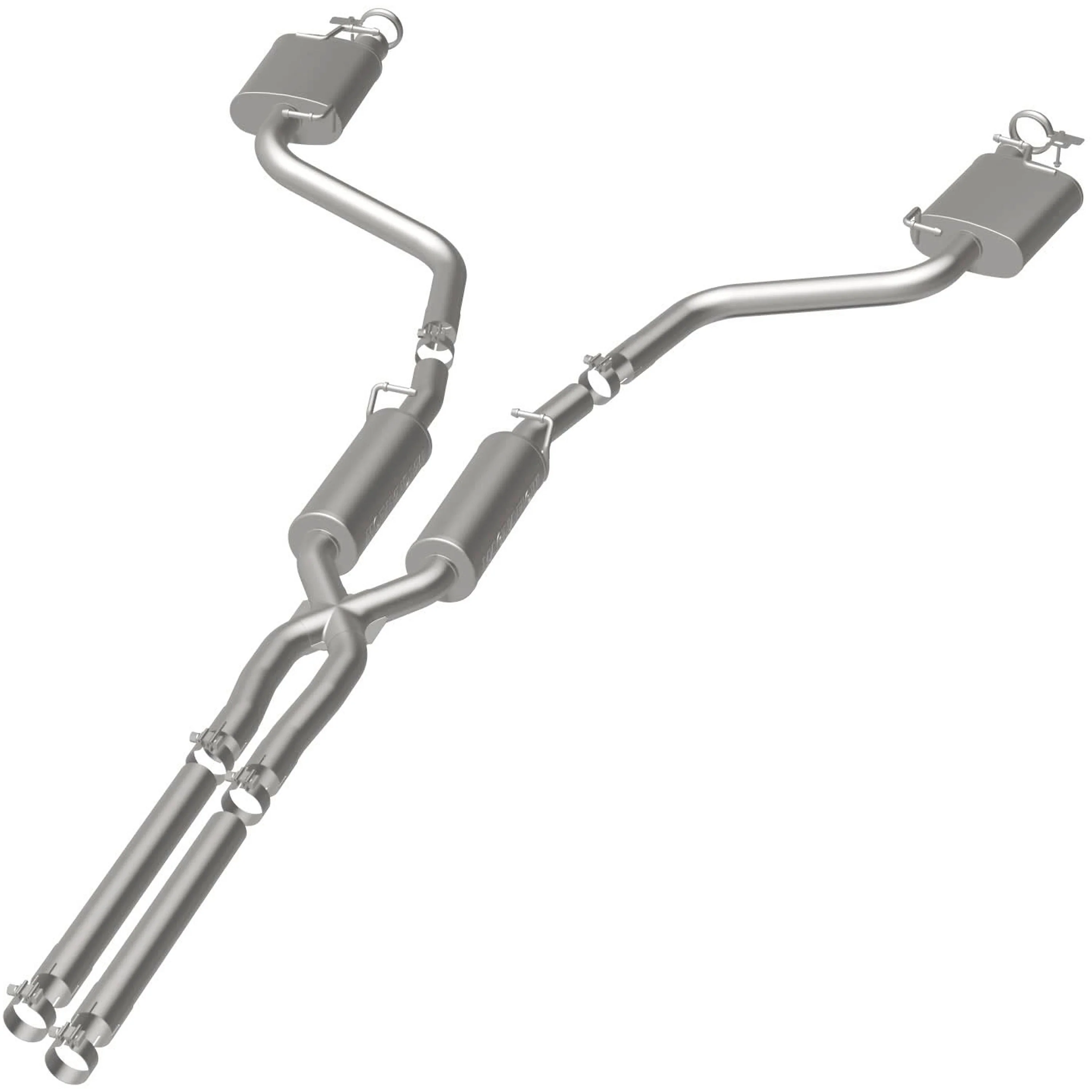 MagnaFlow 2009-2014 Dodge Challenger 5.7L Street Series Cat-Back Performance Exhaust System 16514 - Image 3