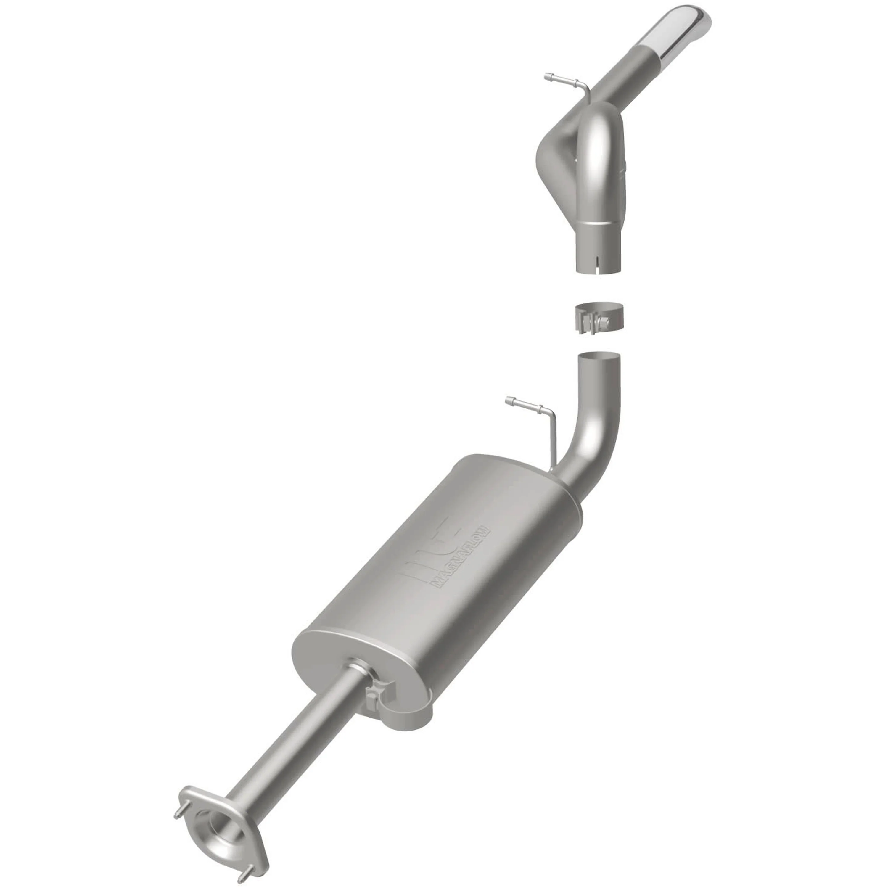 MagnaFlow 2004-2006 Jeep Wrangler 4.0L Street Series Cat-Back Performance Exhaust System 16695 - Image 3