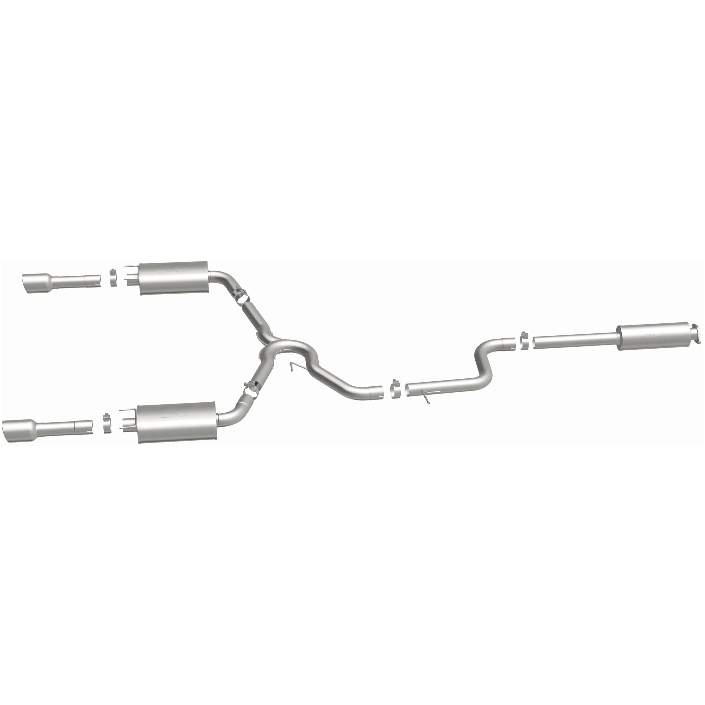 MagnaFlow 2006-2007 Chevrolet Monte Carlo SS 5.3L Street Series Cat-Back Performance Exhaust System 16727 - Image 4