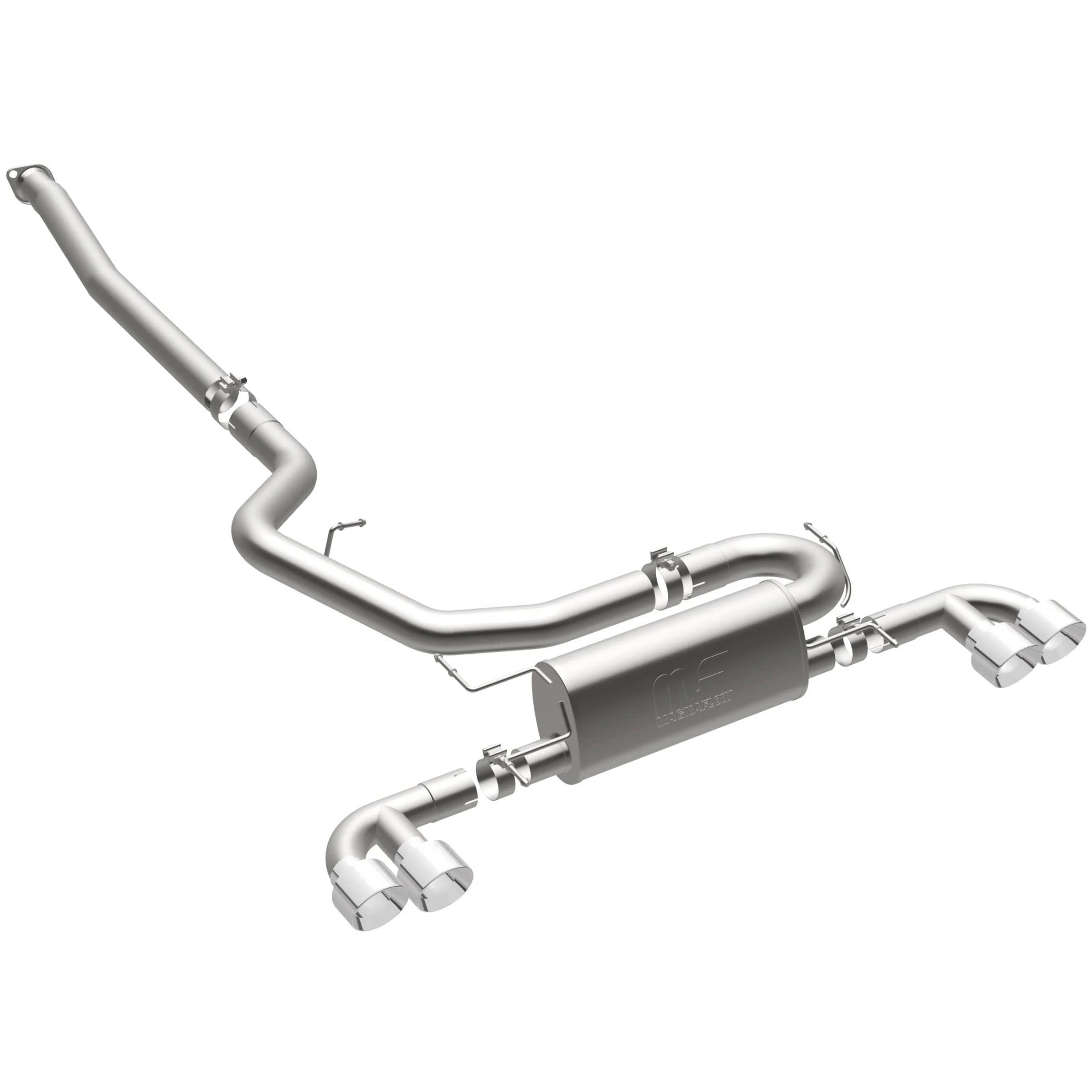 MagnaFlow 2008-2014 Subaru Impreza 2.5L Street Series Cat-Back Performance Exhaust System 16824 - Image 2
