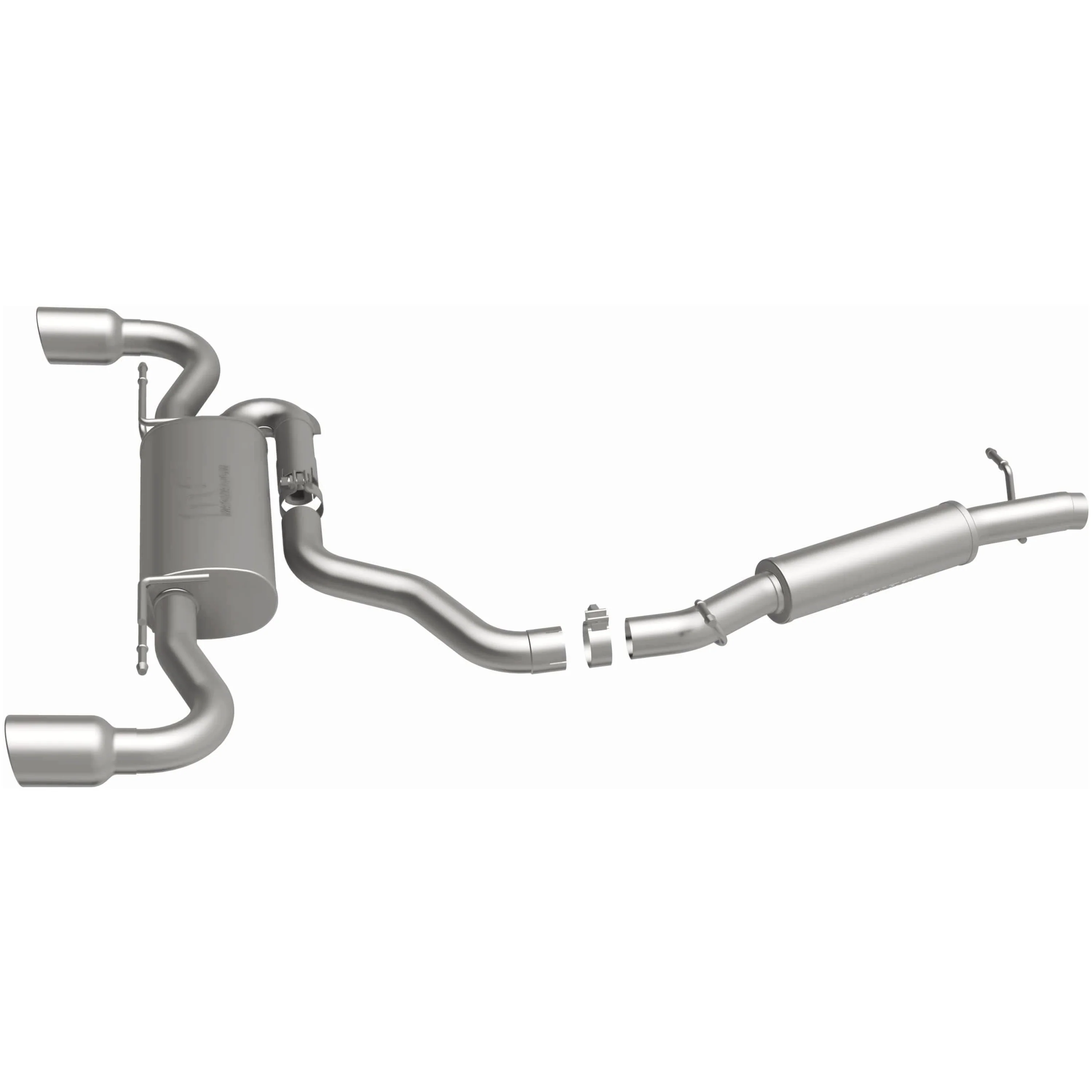 MagnaFlow 2008-2009 Audi TT Quattro 3.2L Sport Series Cat-Back Performance Exhaust System 16994 - Image 4