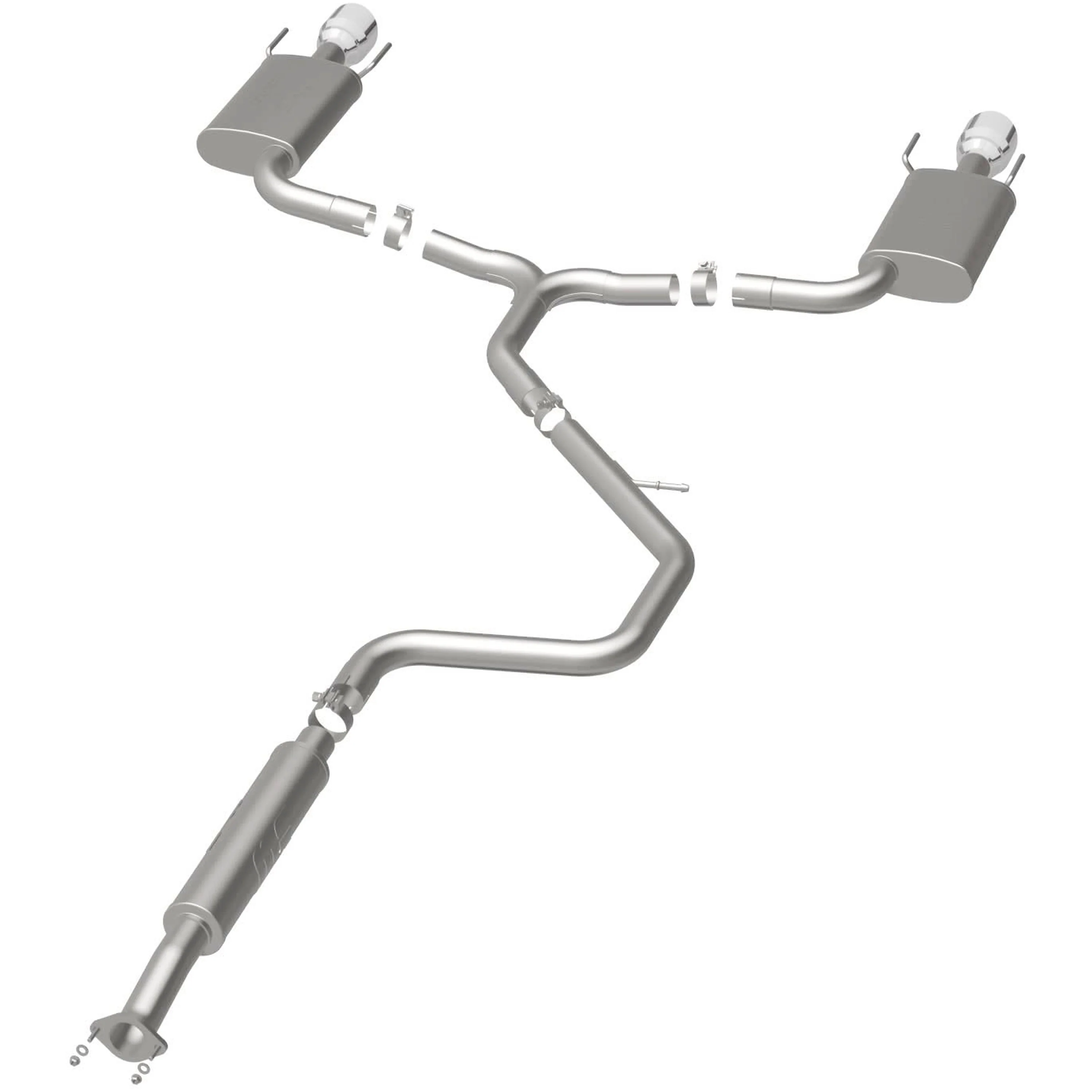 MagnaFlow 2015 Chevrolet Malibu LTZ 2.0L | 2015 Chevrolet Malibu LTZ 2.5L Street Series Cat-Back Performance Exhaust System 19024 - Image 3