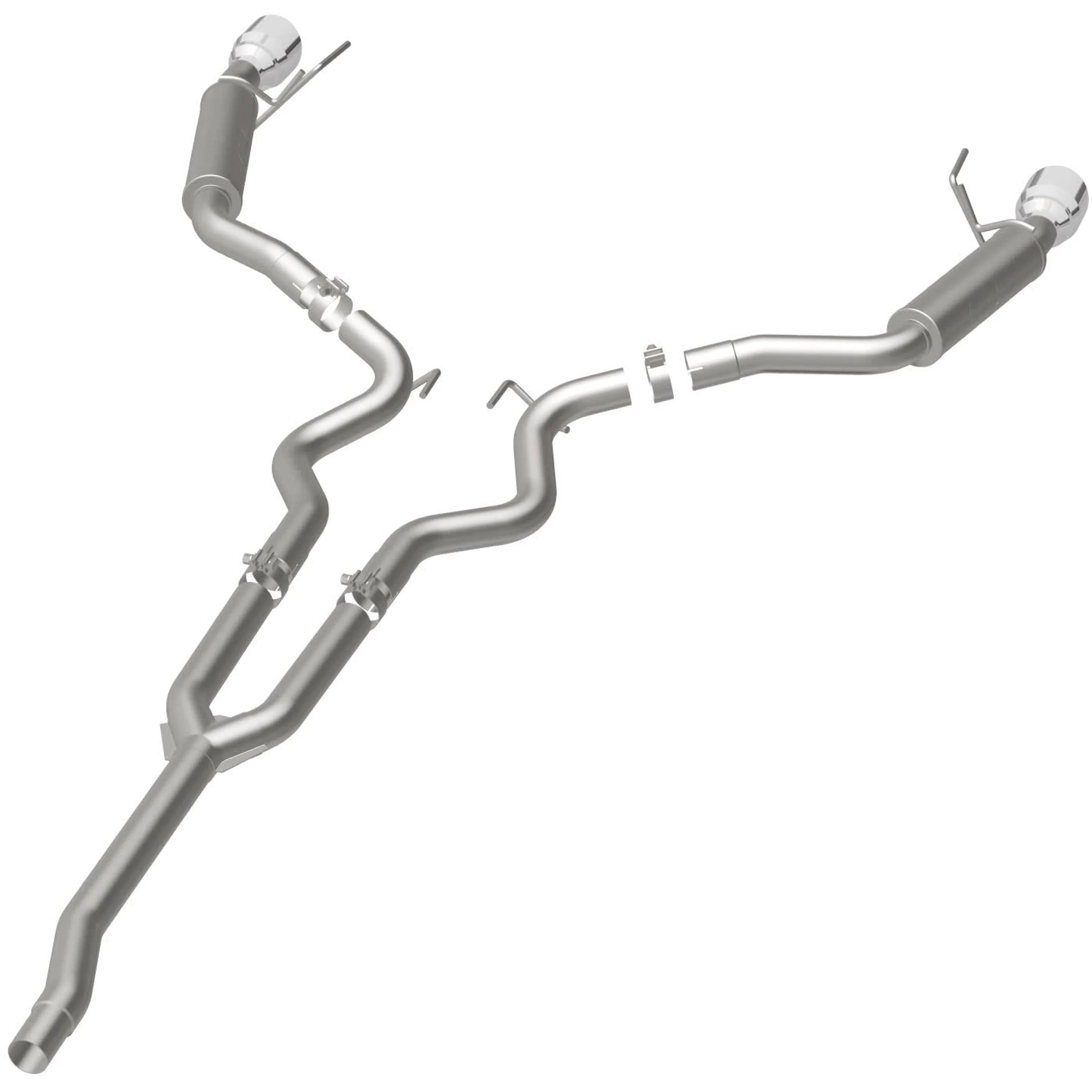 MagnaFlow 2015-2023 Ford Mustang 2.3L Competition Series Cat-Back Performance Exhaust System 19256 - Image 3