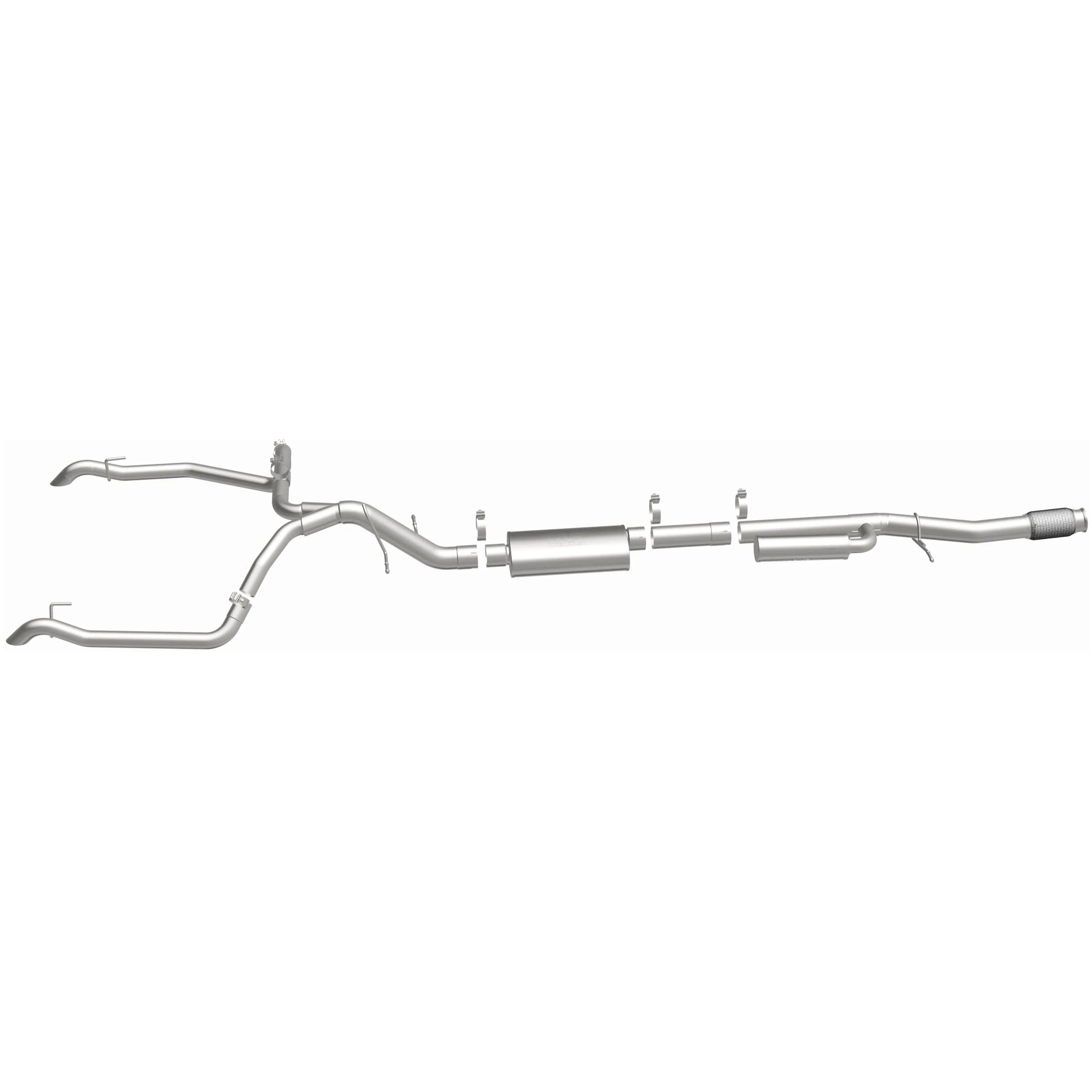 MagnaFlow® 2019-2026 Chevrolet Silverado 1500 6.2L | 2019-2026 GMC Sierra 1500 6.2L Overland Series™ Cat-Back Performance Exhaust System 19626 - Image 4