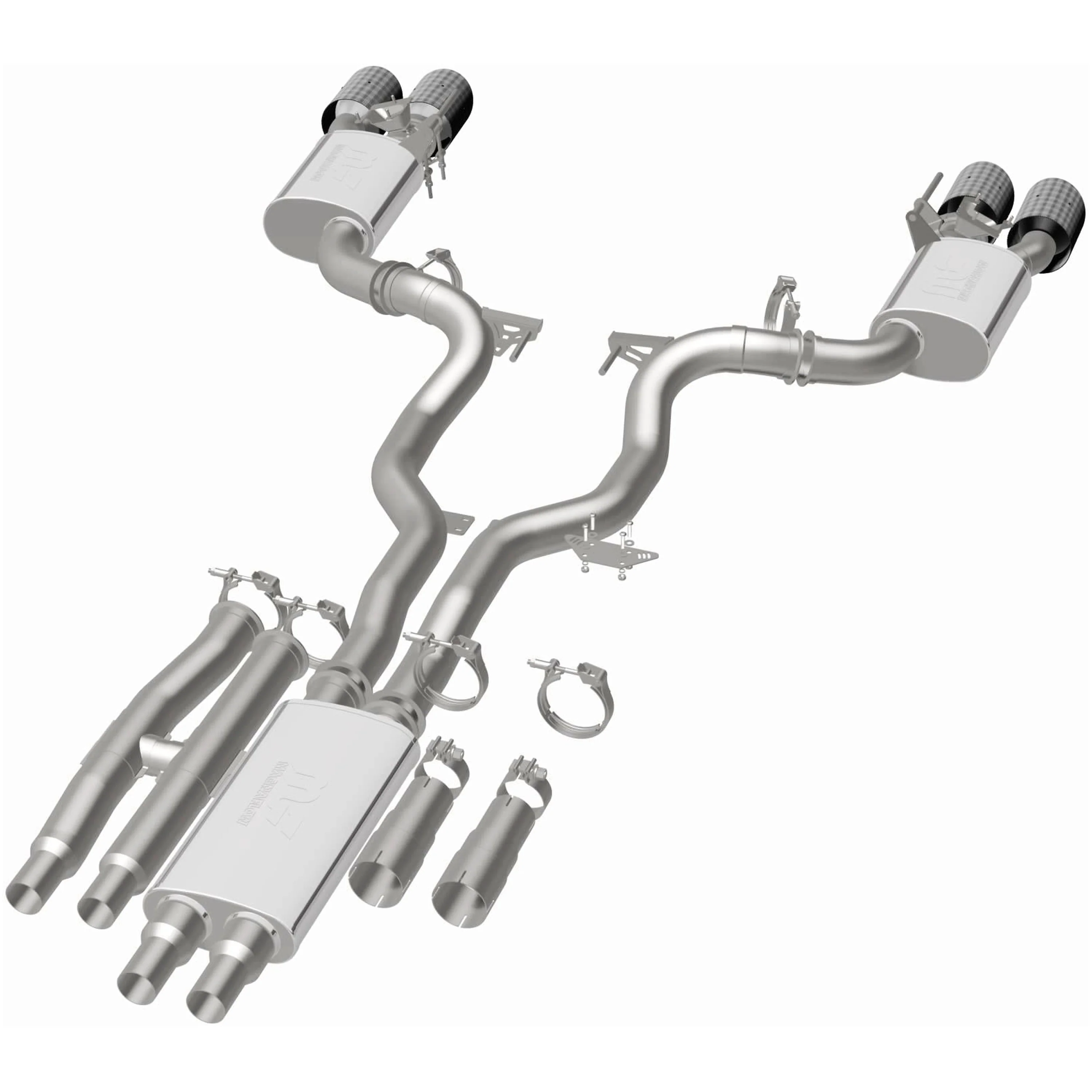 MagnaFlow 2024-2026 Ford Mustang 5.0L xMOD Series Cat-Back Performance Exhaust System 19695 - Image 3
