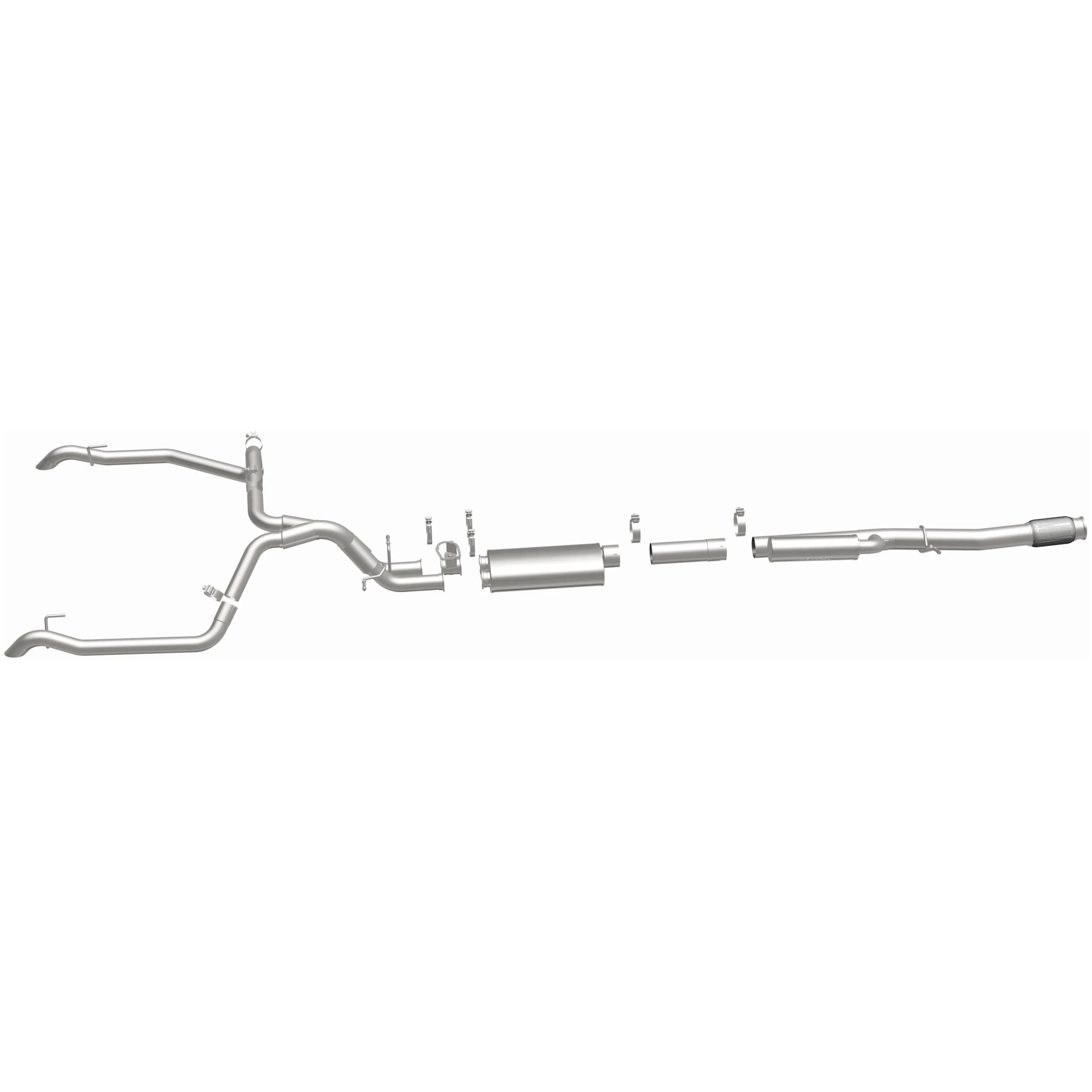 MagnaFlow® 2024-2026 Chevrolet Silverado 1500 ZR2 6.2L | 2024-2026 GMC Sierra 1500 AT4X 6.2L Overland Series™ Cat-Back Performance Exhaust System 19703 - Image 4