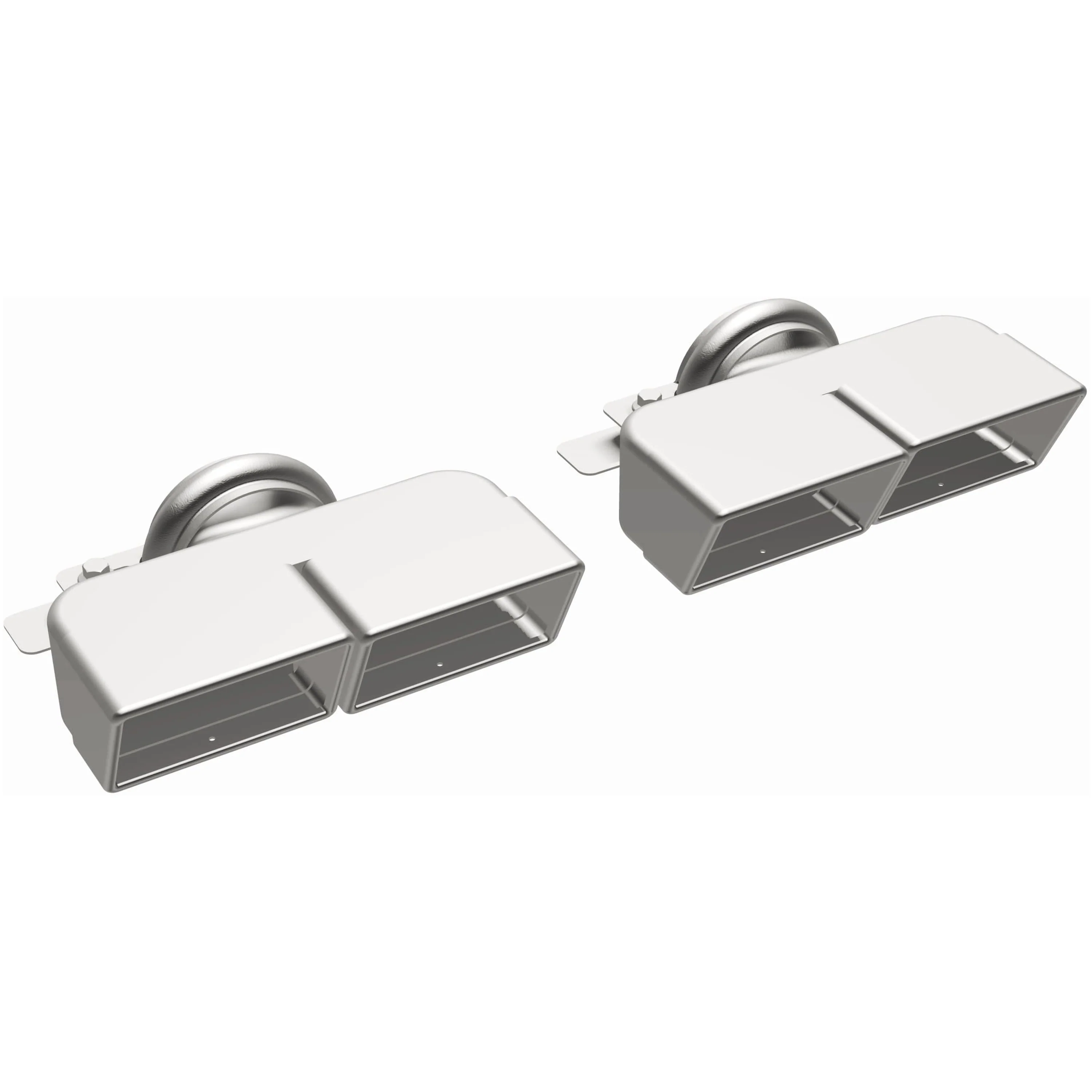 MagnaFlow 2.5 X 7.75in. Rectangle Polished Exhaust Tip 35221 - Image 2