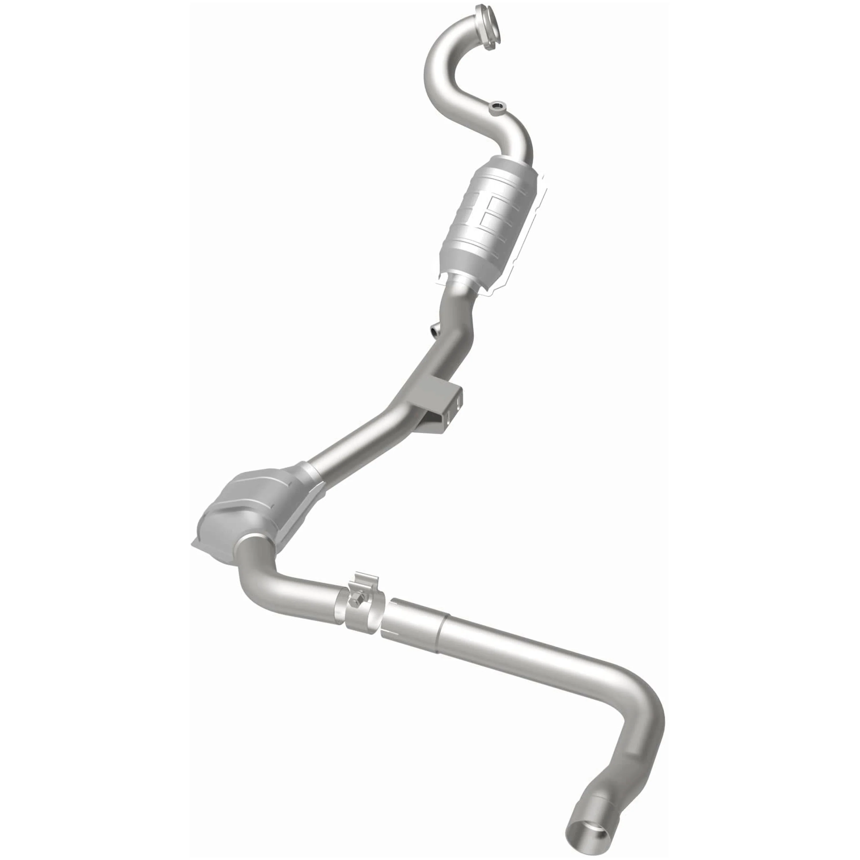 MagnaFlow 1999-2001 Mercedes-Benz ML430 4.3L OEM Grade Federal / EPA Compliant Direct-Fit Catalytic Converter 49867 - Image 3