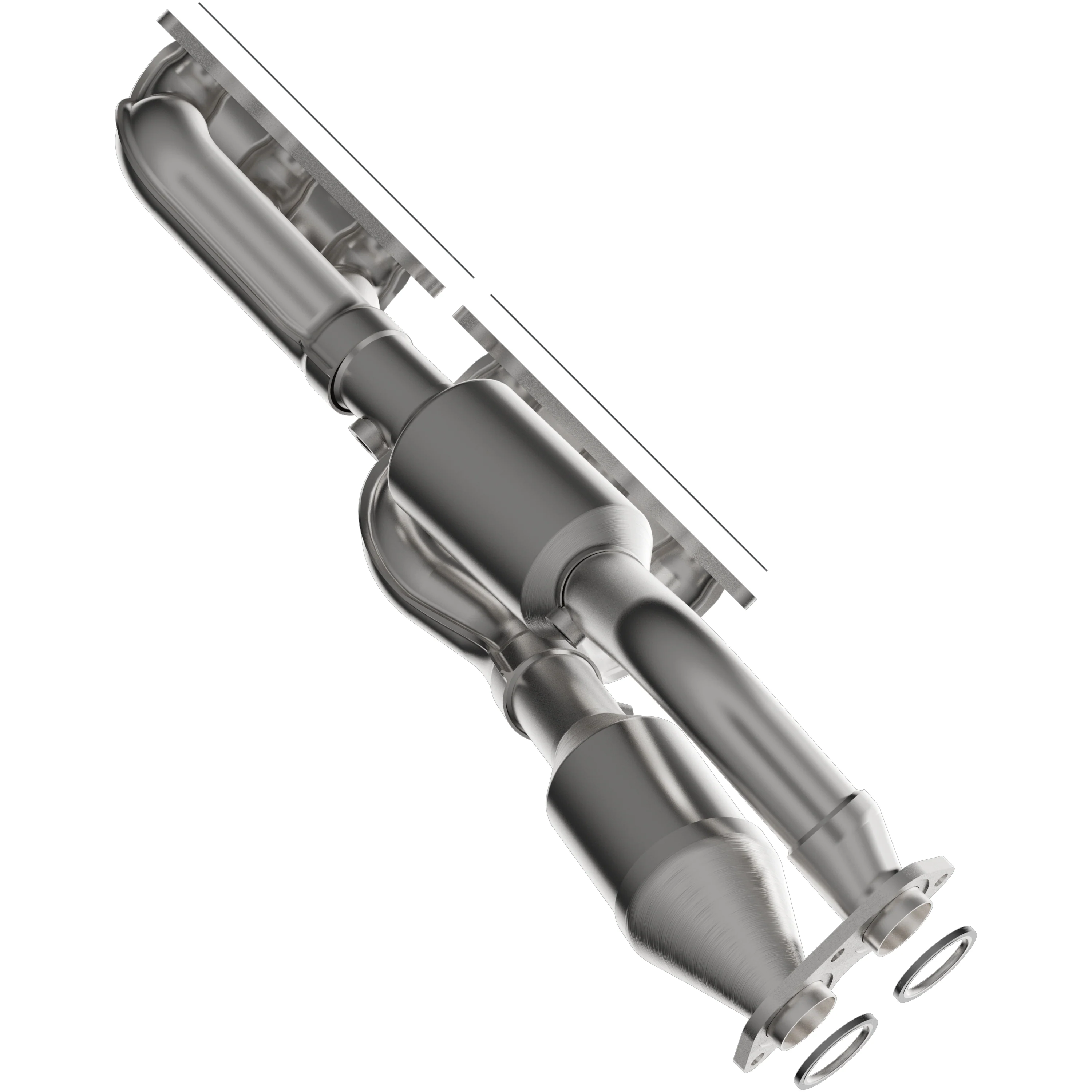 MagnaFlow HM Grade Federal / EPA Compliant Direct-Fit Manifold Catalytic Converter 50603 - Image 4