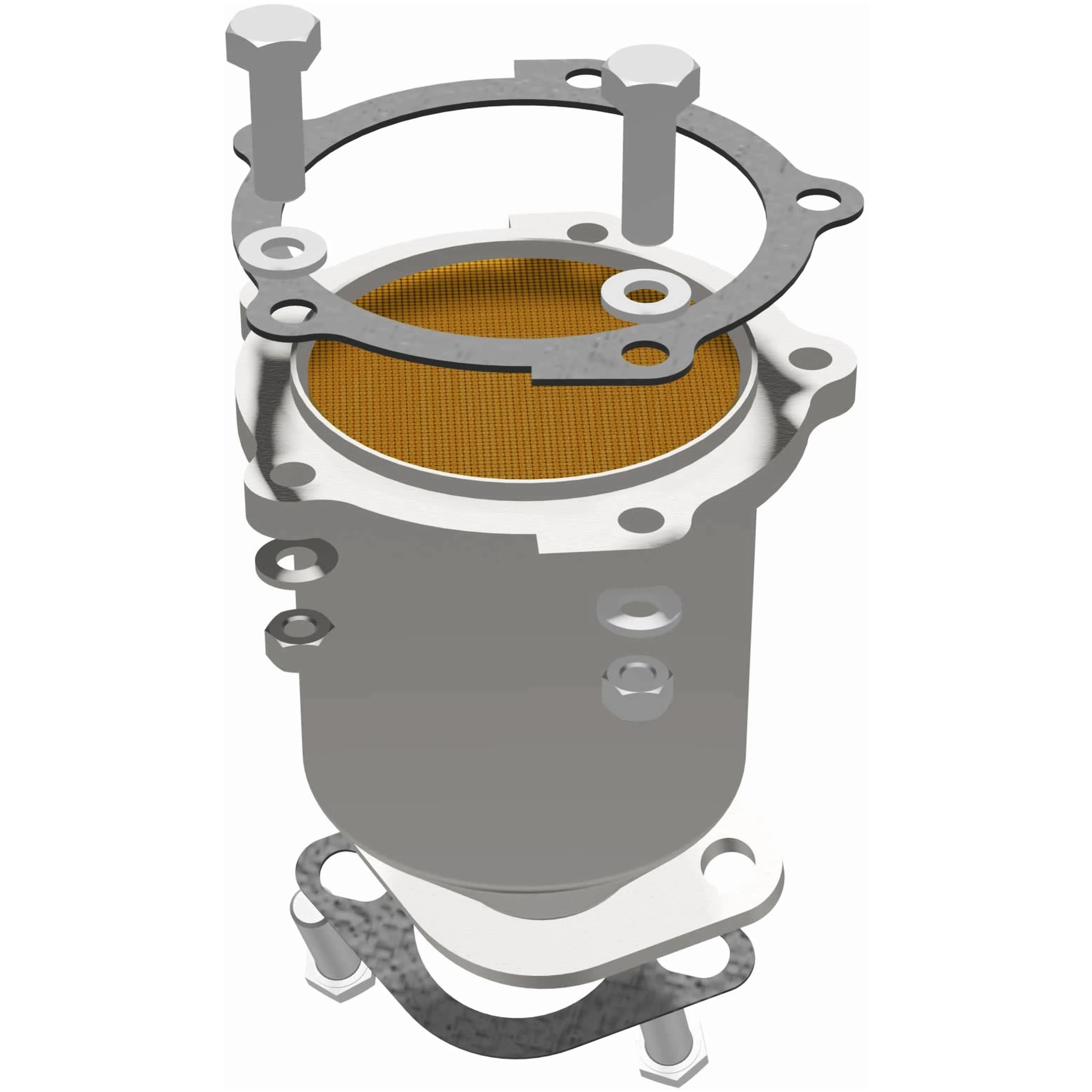 MagnaFlow 2003-2006 Hyundai Santa Fe 3.5L OEM Grade Federal / EPA Compliant Direct-Fit Catalytic Converter 51253 - Image 2