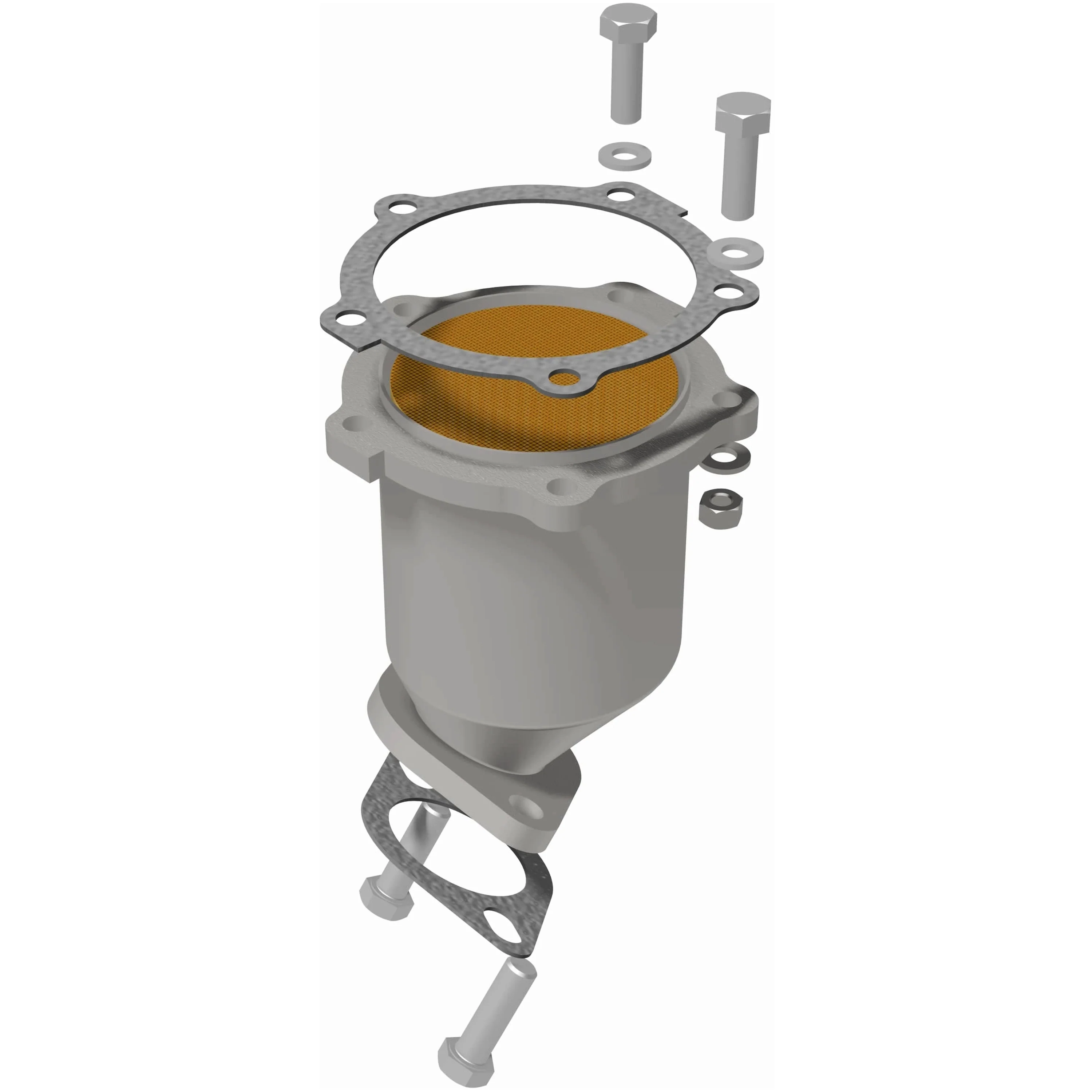 MagnaFlow 2003-2006 Hyundai Santa Fe 3.5L OEM Grade Federal / EPA Compliant Direct-Fit Catalytic Converter 51253 - Image 3