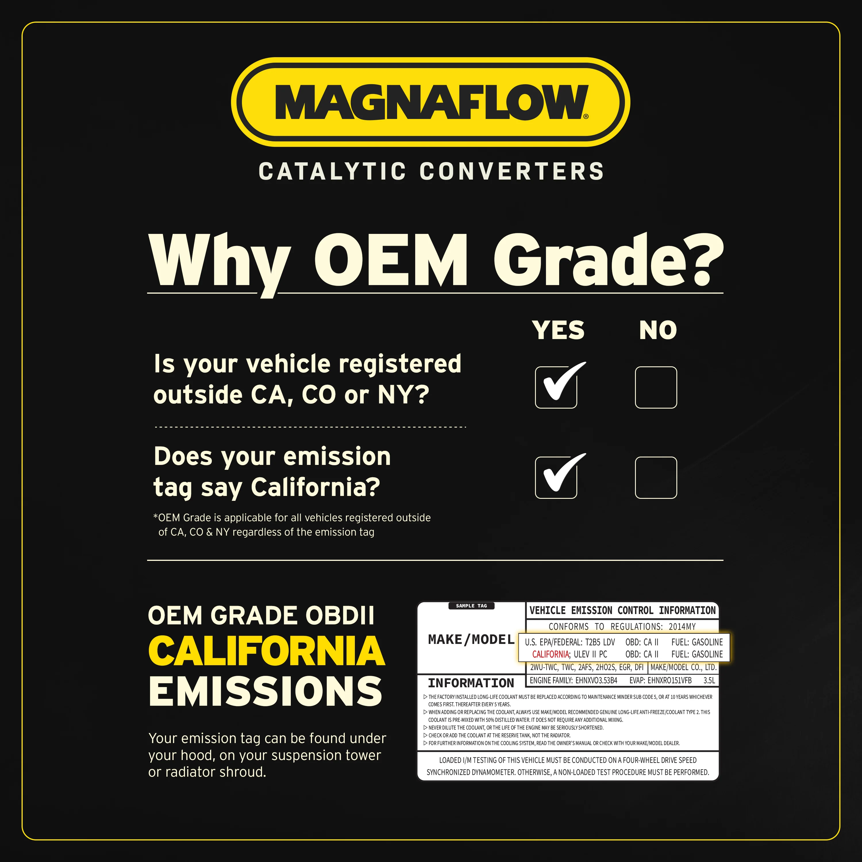 MagnaFlow 2008 Saturn Astra 1.8L OEM Grade Federal / EPA Compliant Direct-Fit Catalytic Converter 52475 - Image 7