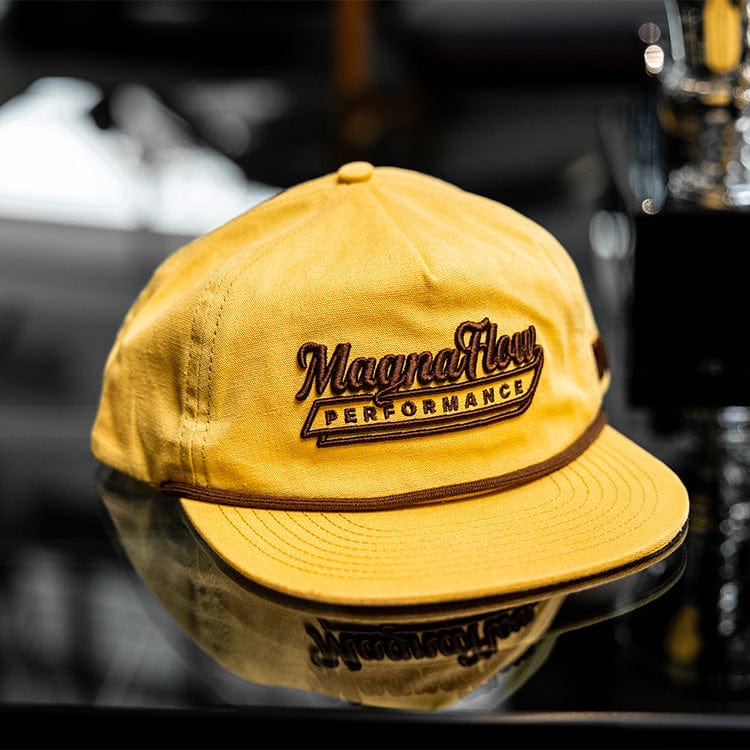 Rope Canvas Snapback Hat - Camel - Image 4