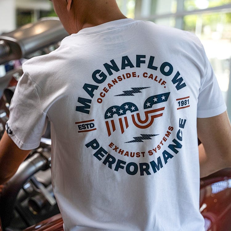 MagnaFlow "Flow Stamp" T-Shirt – White - Image 3