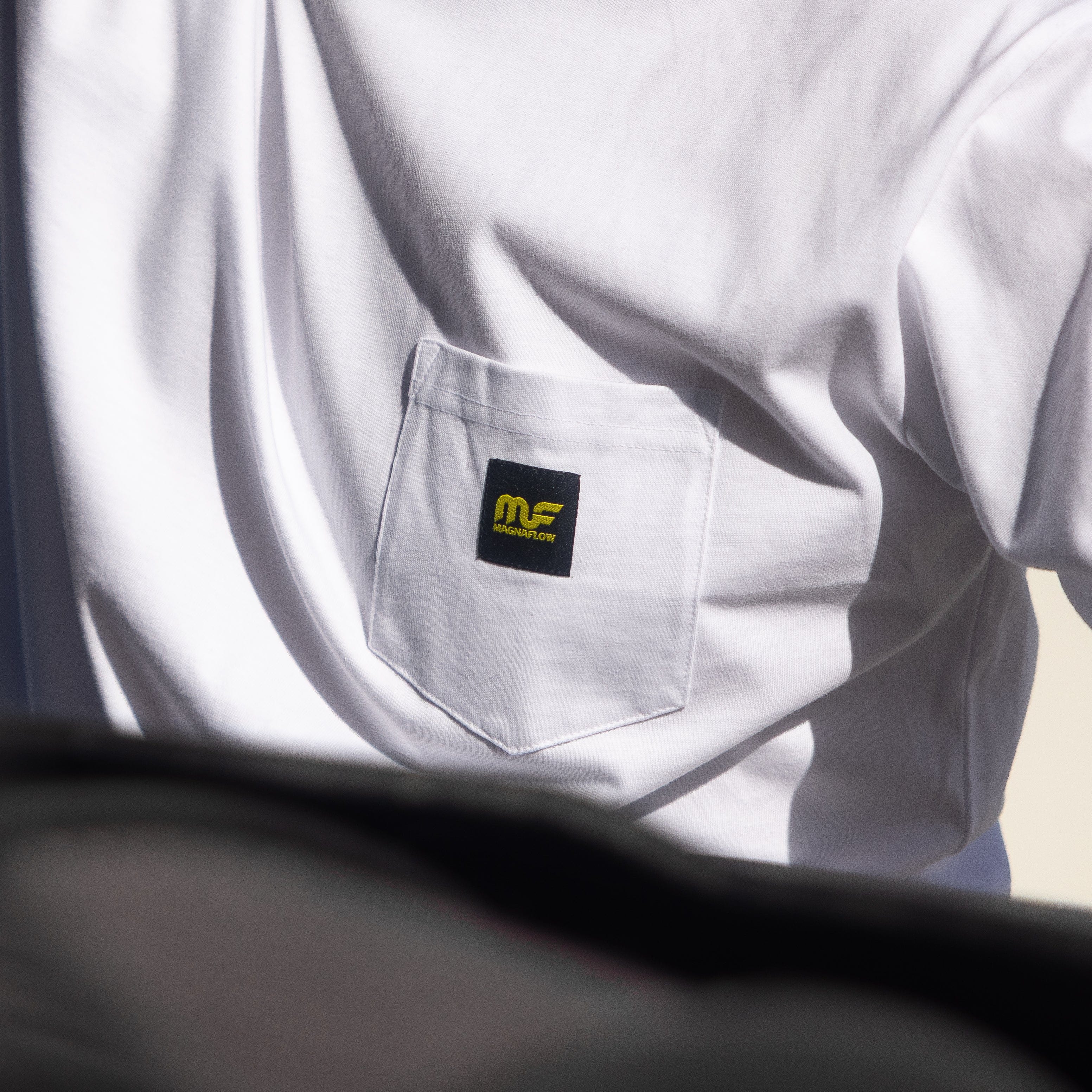 MagnaFlow "Pocket" T-Shirt – White - Image 3