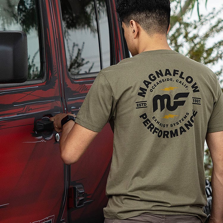 MagnaFlow Flow Stamp T-Shirt - Military Green - Image 3
